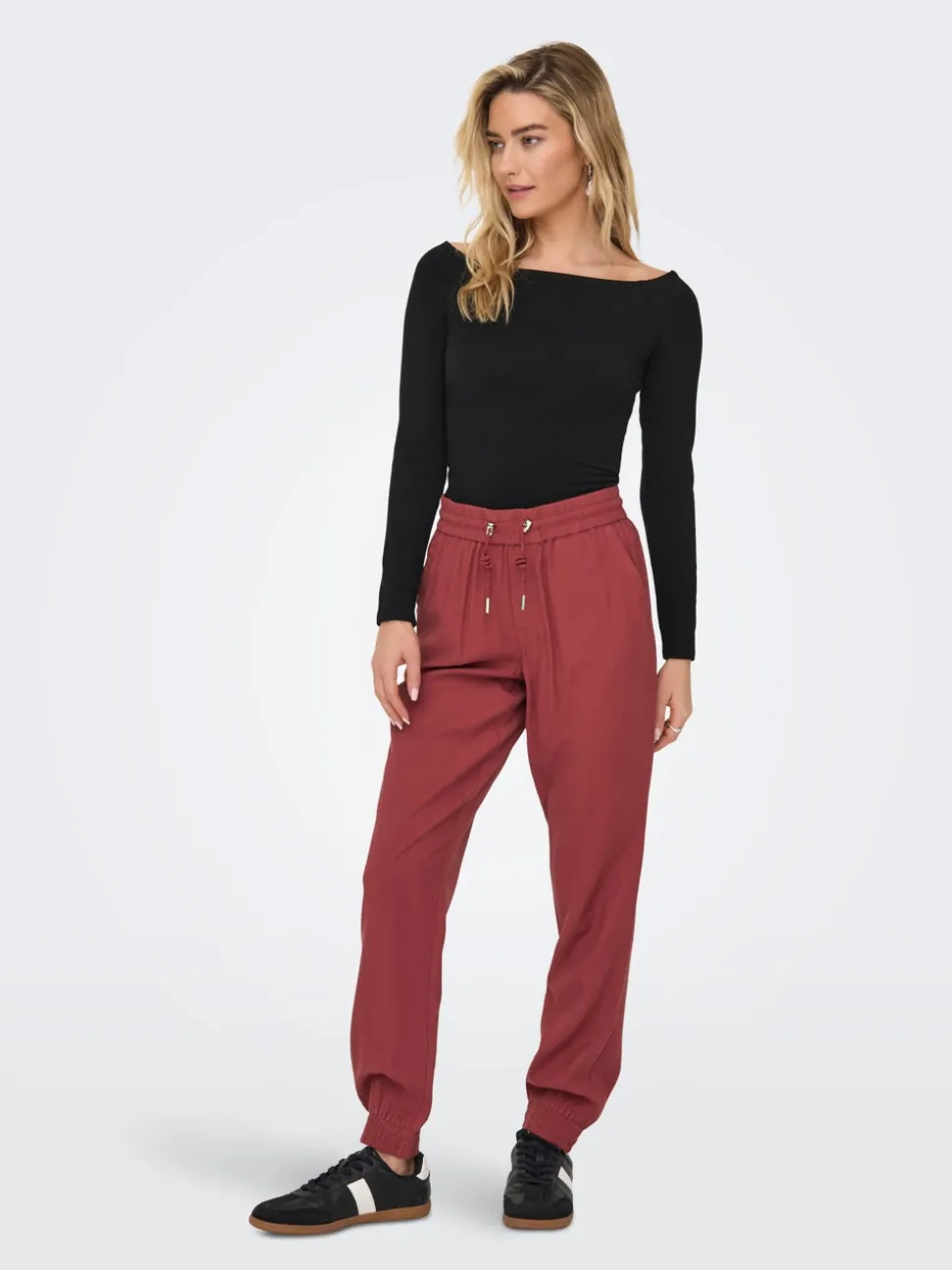 ONLKELDA-EMERY Regular Fit Pantalon à jambe large