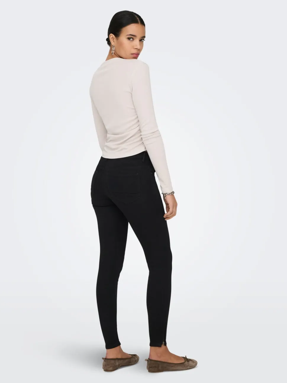 ONLKENDELL Taille moyenne Skinny Fit Longueur cheville Jeans