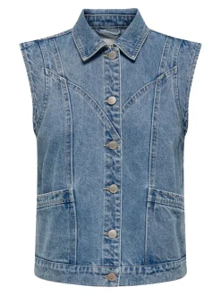 ONLKENNEDY Veste en jean sans manches