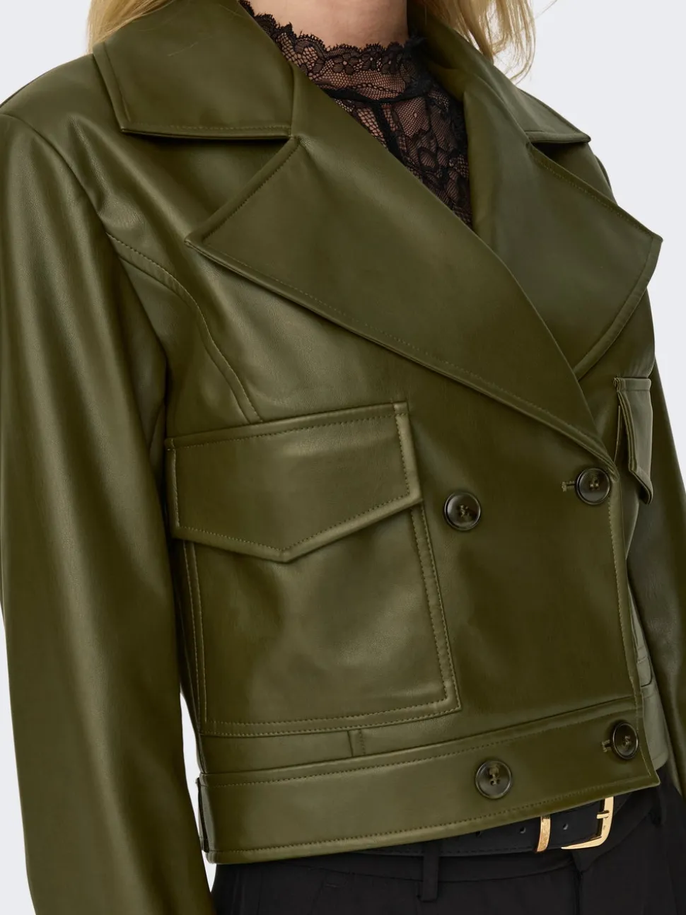 ONLKIM Veste en similicuir