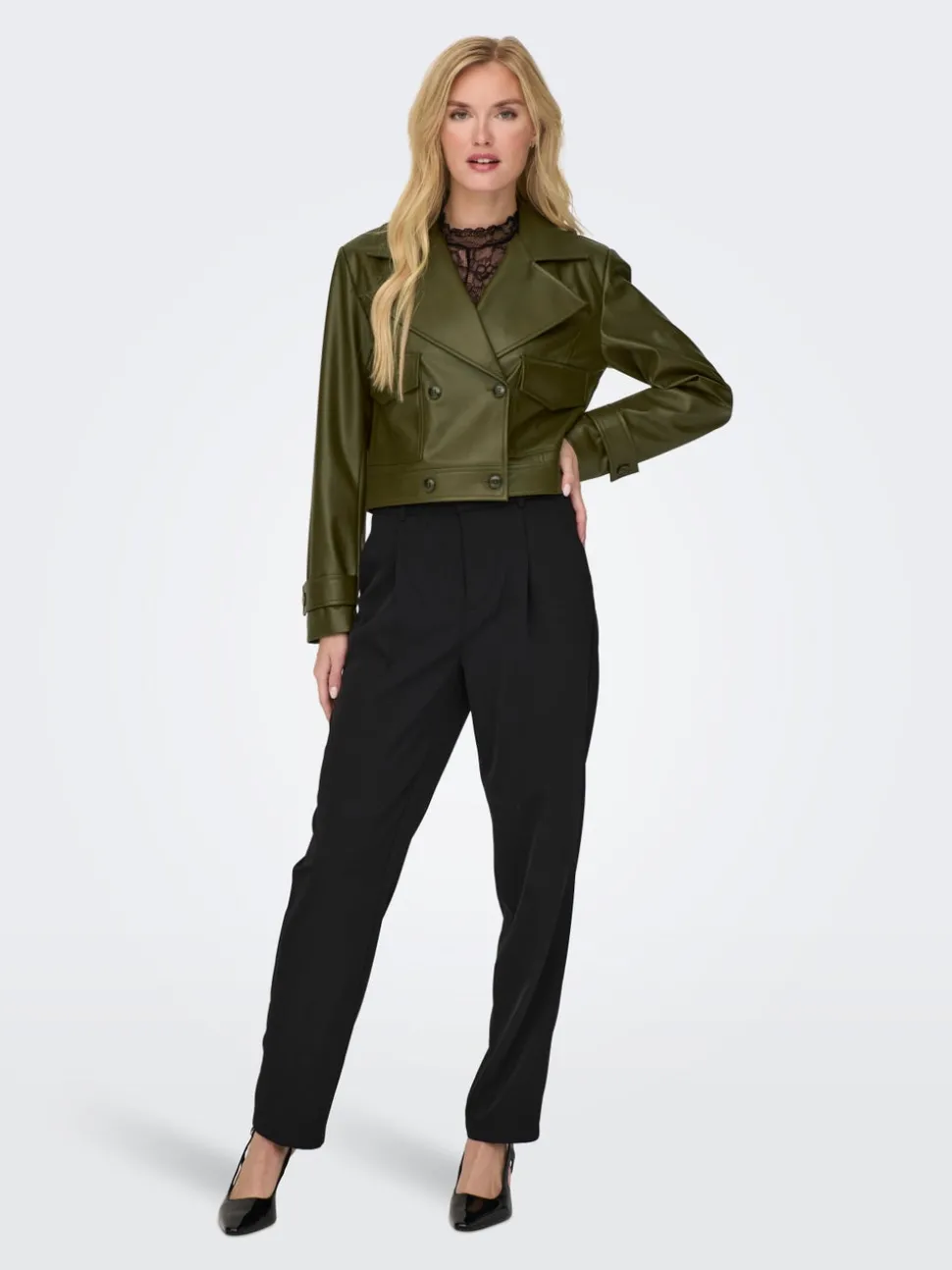 ONLKIM Veste en similicuir