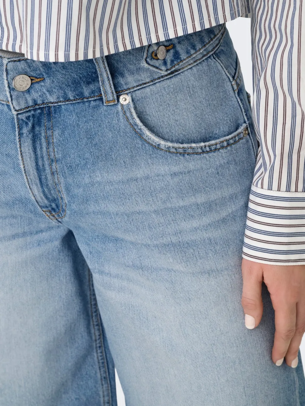 ONLLORAN Taille moyenne Bermuda Short en denim