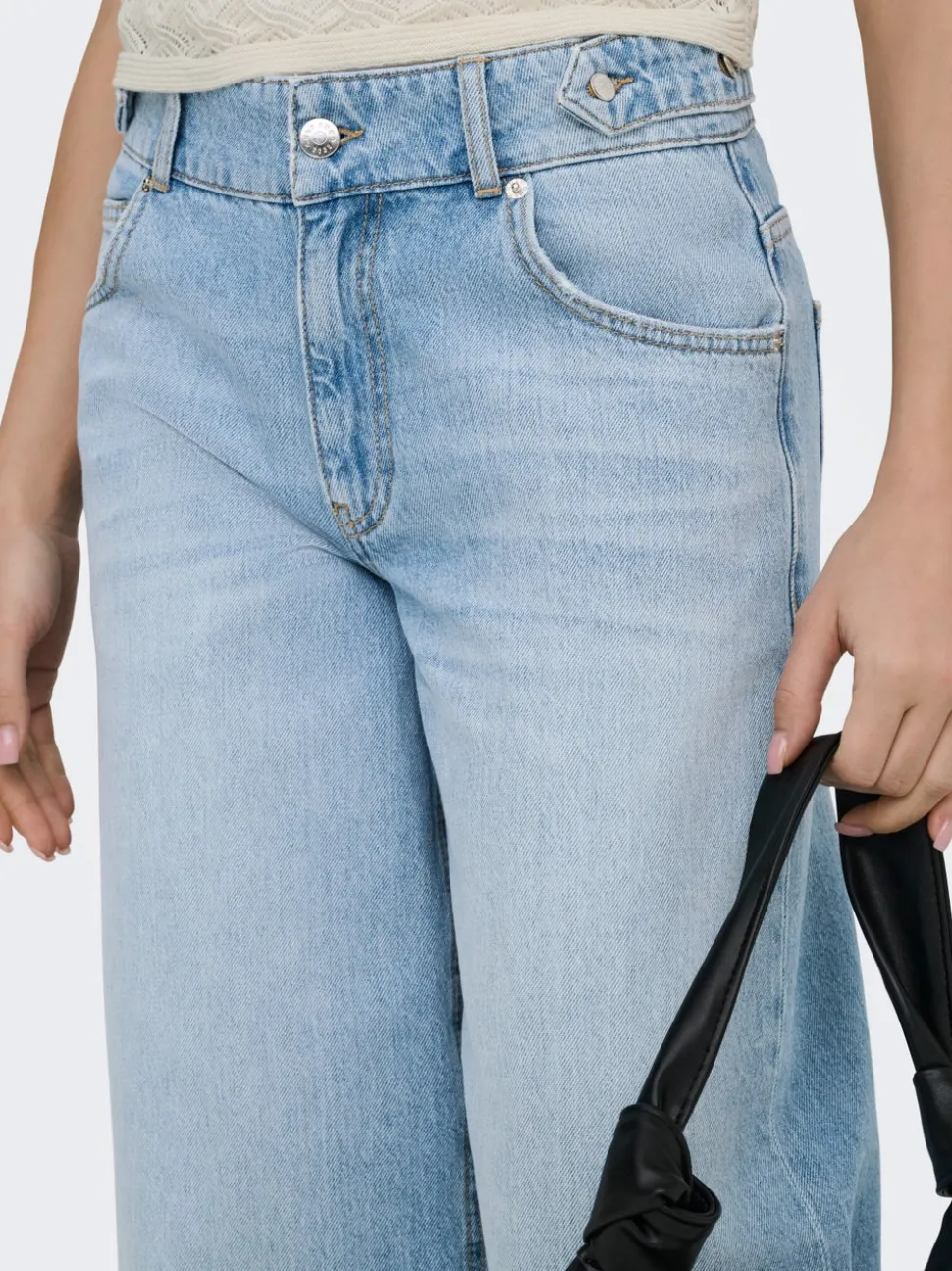ONLLORAN Taille moyenne Wide Leg Fit Jeans