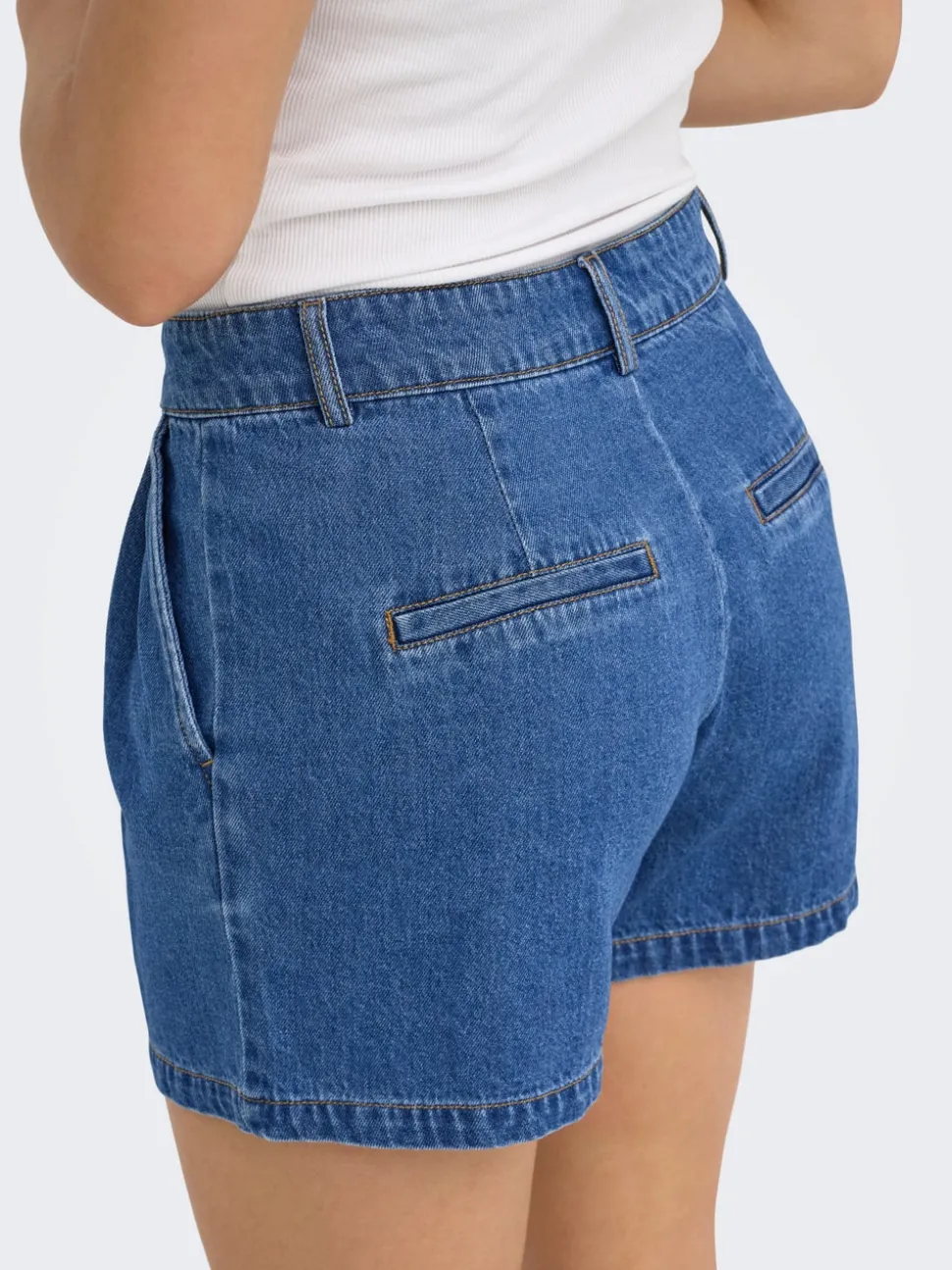ONLLUKA Taille moyenne Loose Fit Short en denim