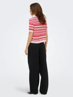 ONLLULA Col polo en maille