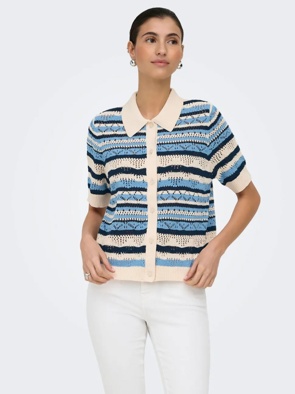 ONLLULA Col polo en maille