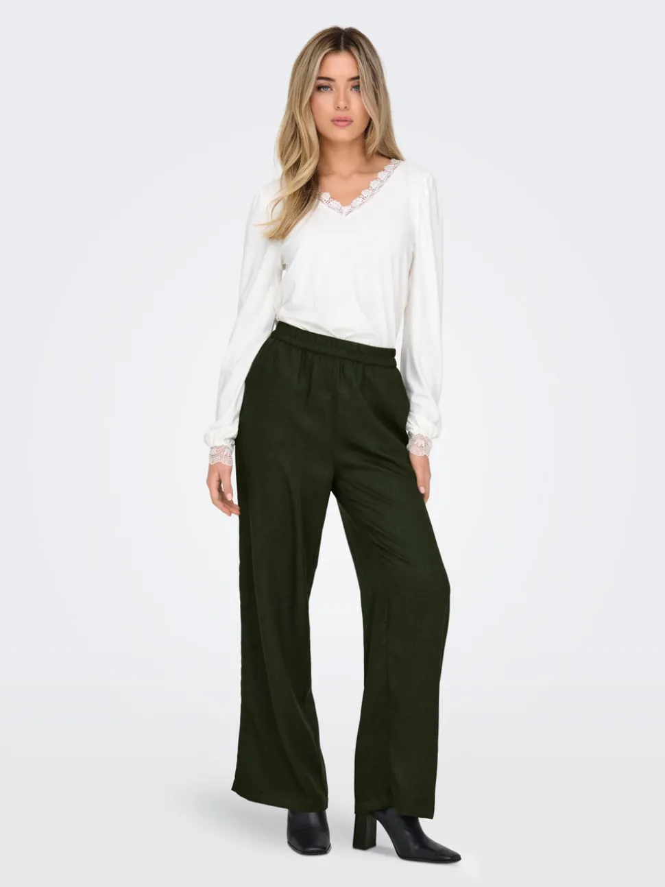 ONLLULU Regular Fit Pantalon à jambe large