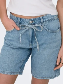 ONLLUMI Taille moyenne Wide Leg Fit Short en denim