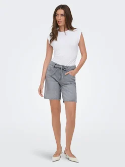 ONLLUMI Taille moyenne Wide Leg Fit Short en denim