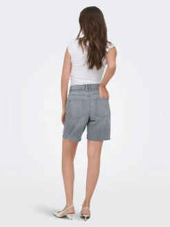 ONLLUMI Taille moyenne Wide Leg Fit Short en denim