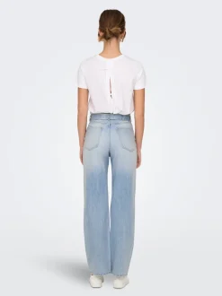 ONLMADDIE Taille haute Wide Leg Fit Jeans