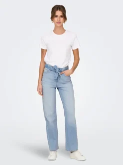 ONLMADDIE Taille haute Wide Leg Fit Jeans