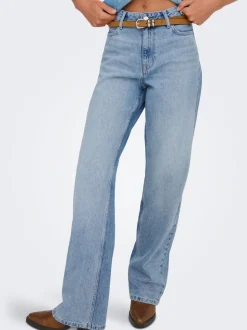 ONLMADDIE-O Taille haute Wide Leg Fit Jeans