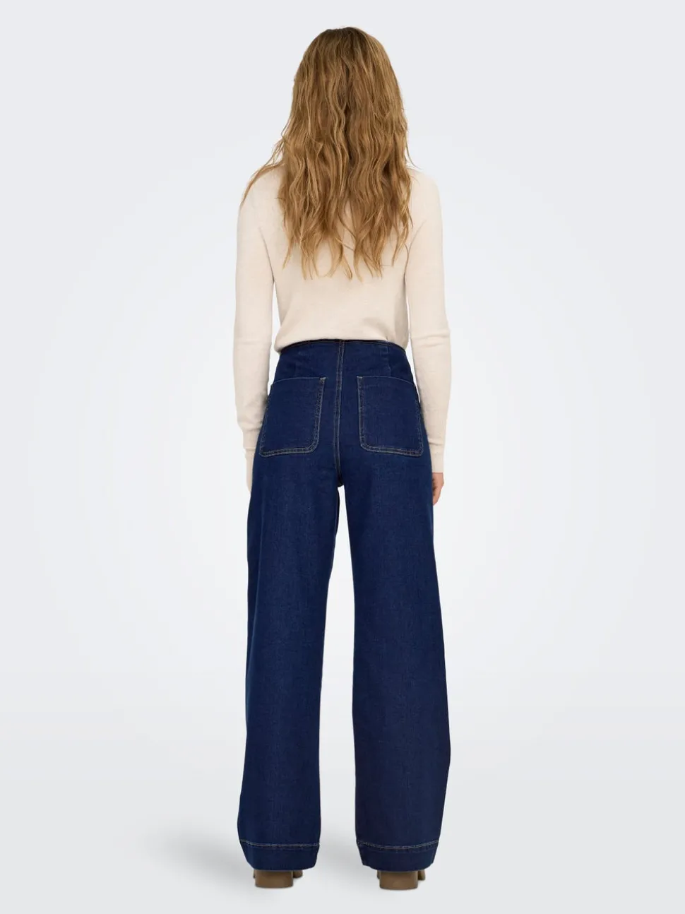 ONLMADELINE Taille haute Wide Leg Fit Jeans