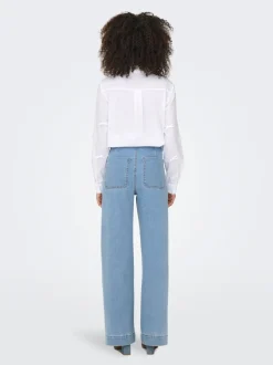 ONLMADELINE Taille haute Wide Leg Fit Jeans