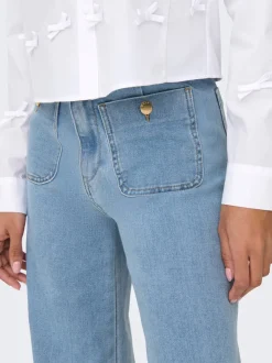 ONLMADELINE Taille haute Wide Leg Fit Jeans