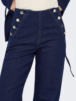 ONLMADELINE Taille haute Wide Leg Fit Jeans
