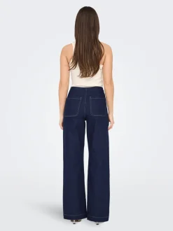 ONLMADELINE Taille haute Wide Leg Fit Jeans