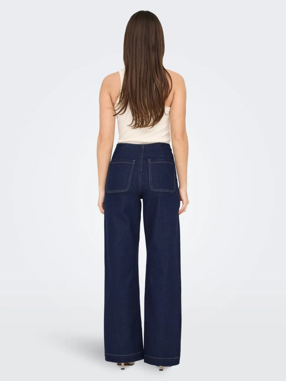ONLMADELINE Taille haute Wide Leg Fit Jeans