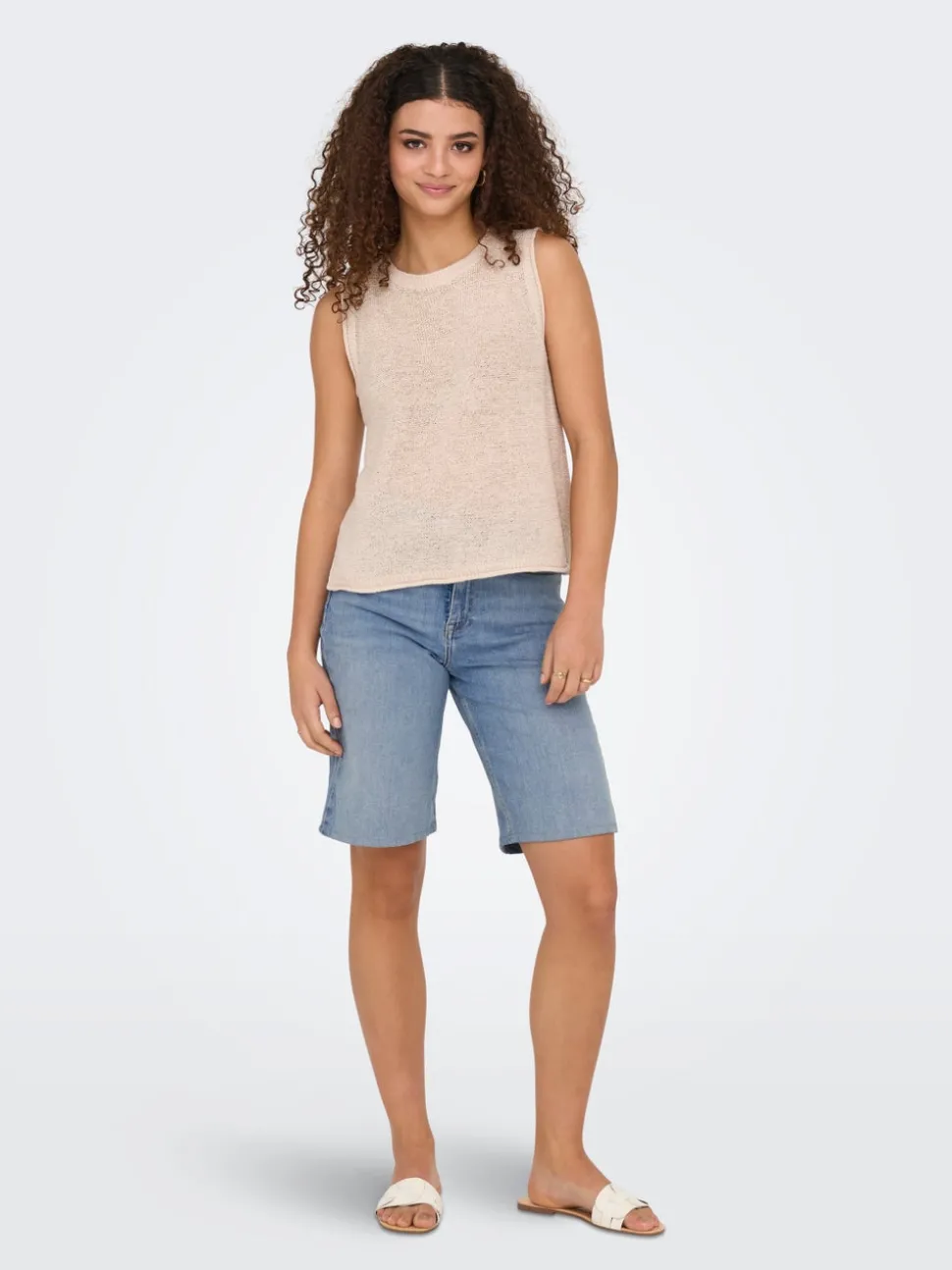 ONLMADISON Taille haute Regular Fit Short en denim