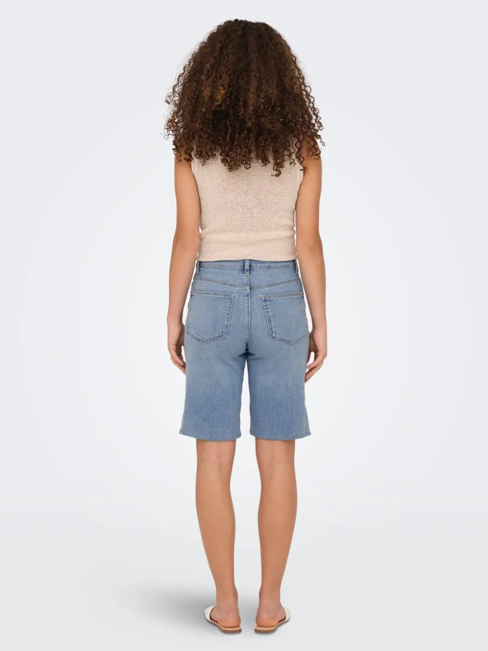 ONLMADISON Taille haute Regular Fit Short en denim