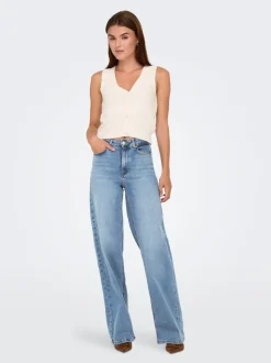 ONLMADISON Taille haute Wide Leg Fit Jeans