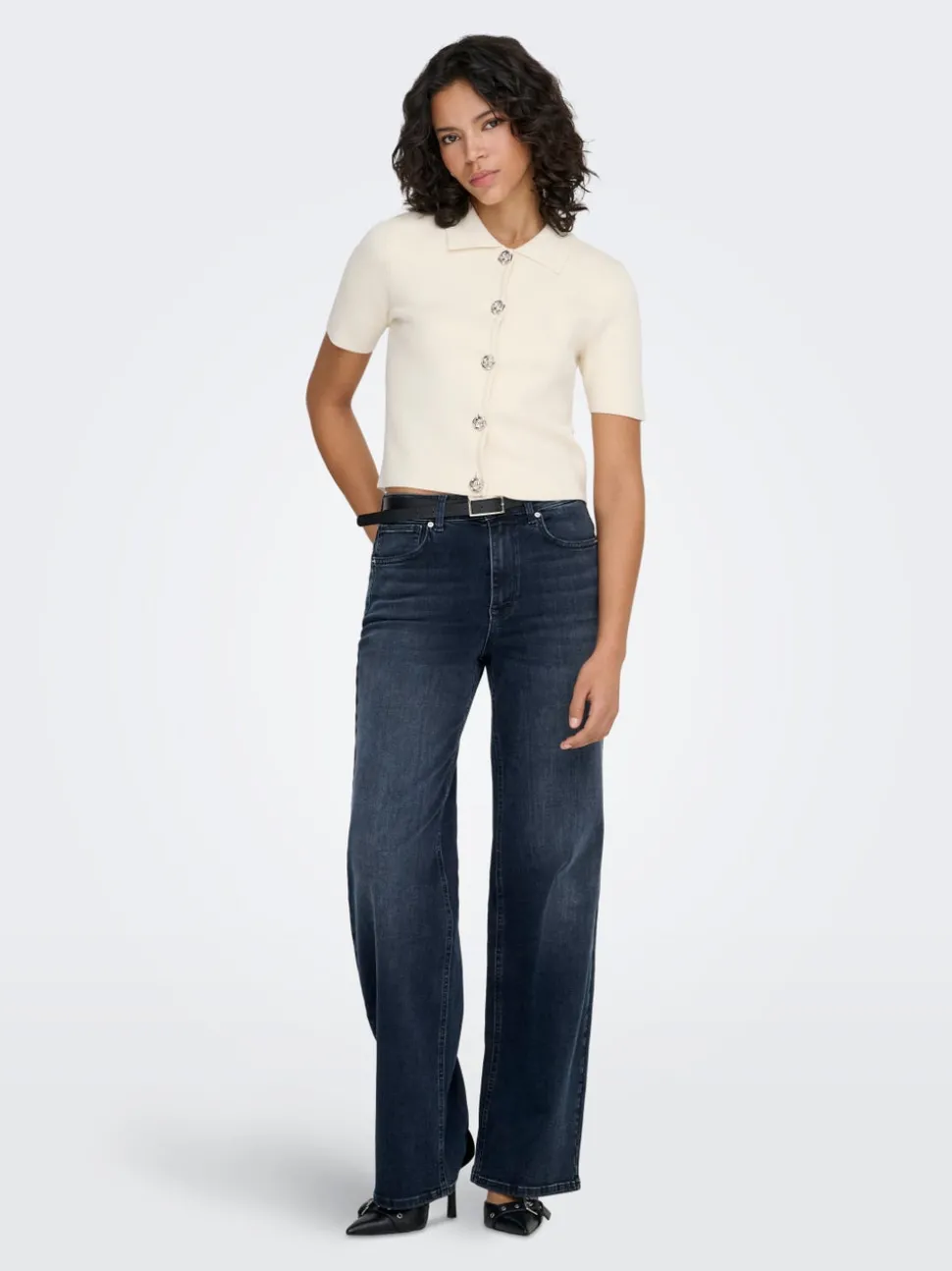 ONLMADISON Taille haute Wide Leg Fit Jeans