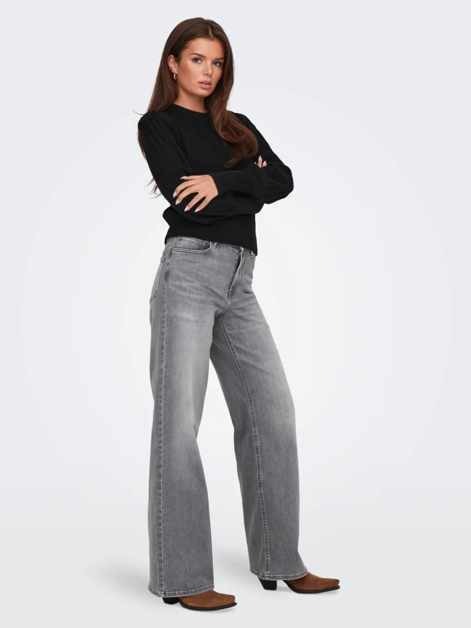 ONLMADISON Taille haute Wide Leg Fit Jeans