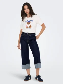 ONLMADISON Taille haute Wide Leg Fit Jeans