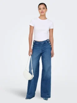 ONLMADISON Taille haute Wide Leg Fit Jeans