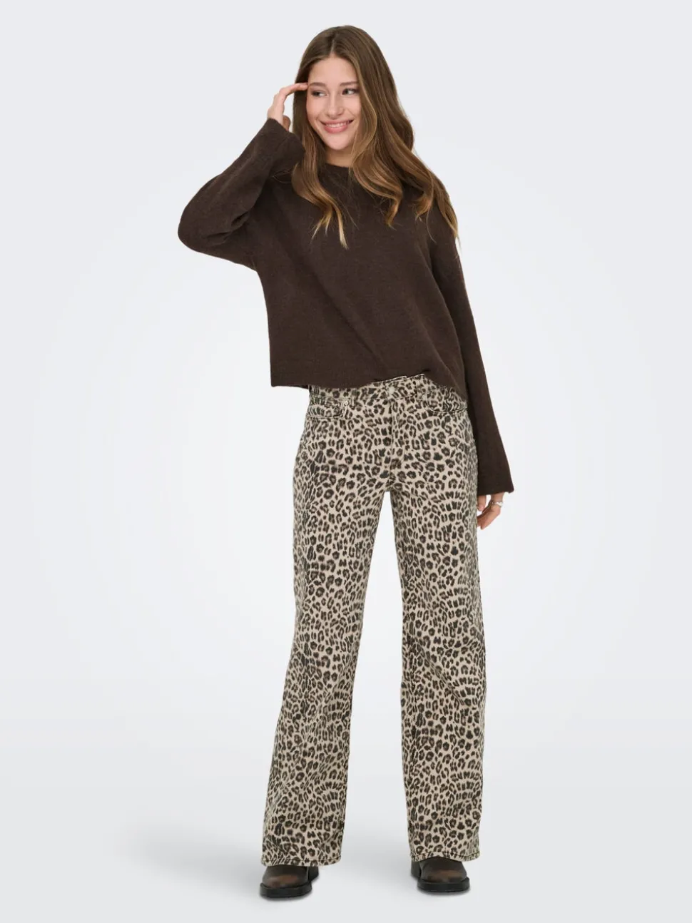 ONLMADISON Taille haute Wide Leg Fit Jeans