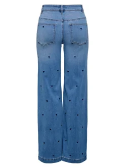 ONLMADISON-ROYAL Taille haute Wide Leg Fit Jeans