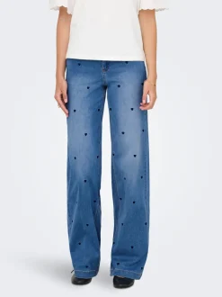 ONLMADISON-ROYAL Taille haute Wide Leg Fit Jeans