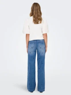 ONLMADISON-ROYAL Taille haute Wide Leg Fit Jeans