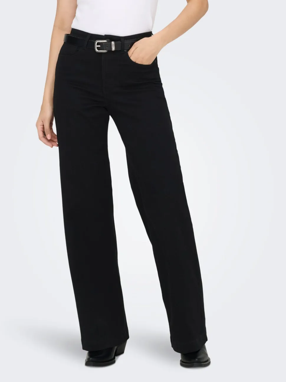 ONLMADISON-ROYAL Taille haute Wide Leg Fit Jeans