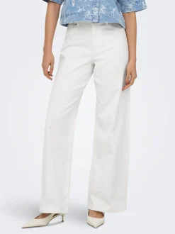 ONLMADISON-SILLE Taille haute Wide Leg Fit Jeans