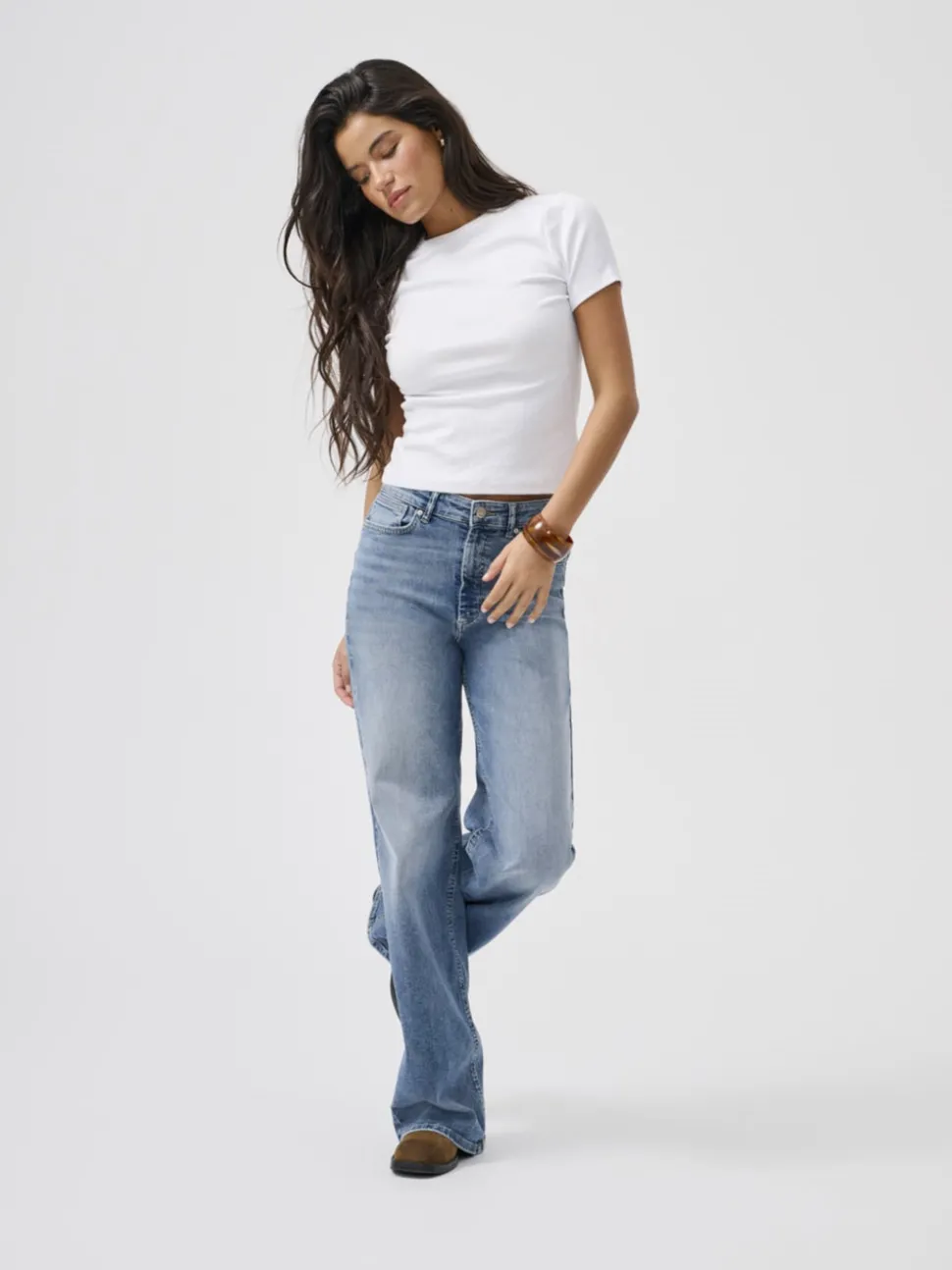 ONLMADISON Taille haute Wide Leg Fit Jeans