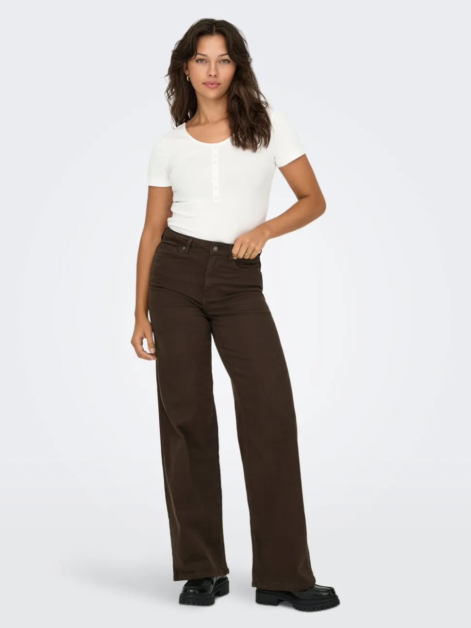 ONLMADISON Taille haute Wide Leg Fit Jeans
