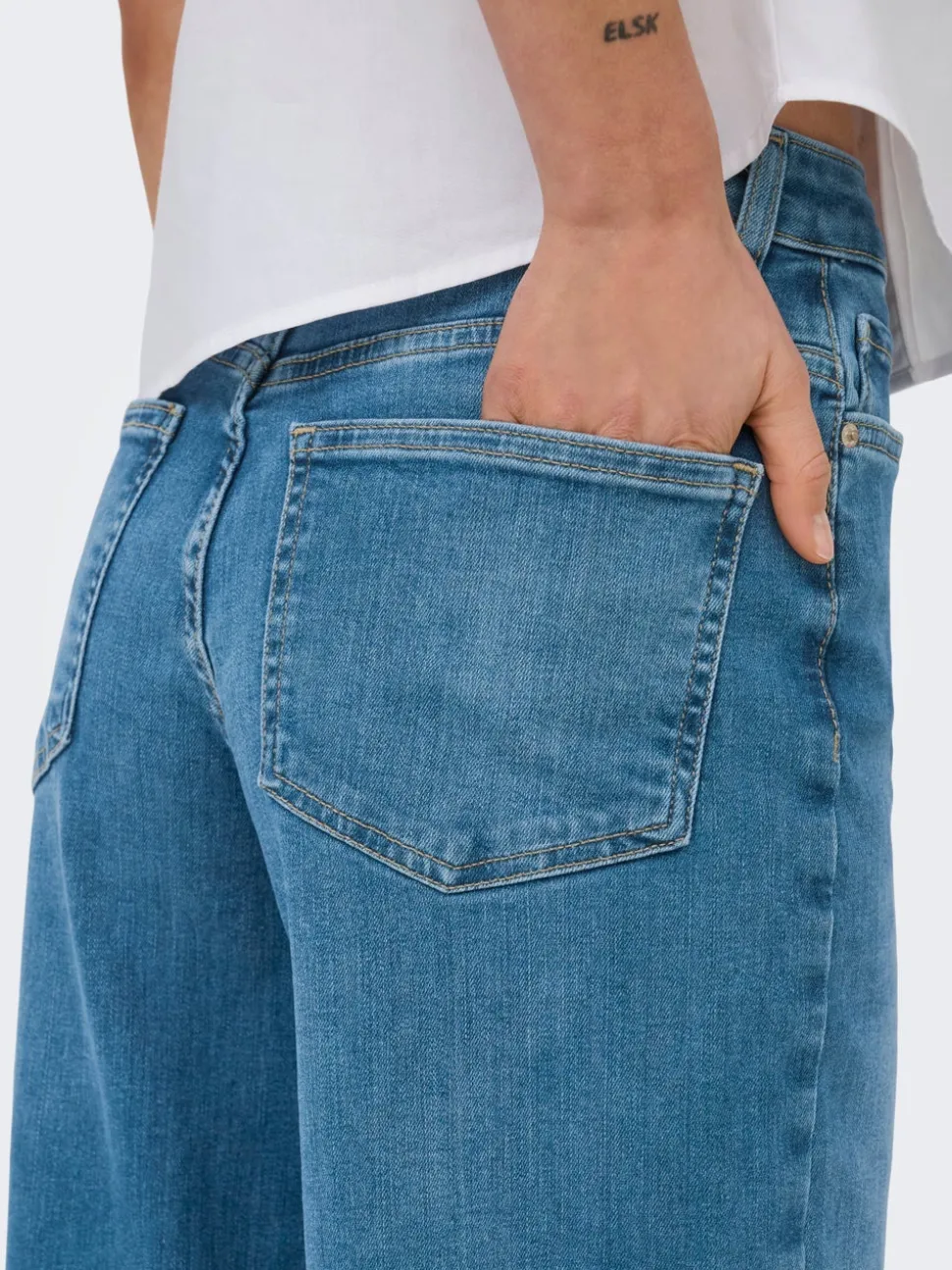 ONLMADISON Taille haute Wide Leg Fit Jeans