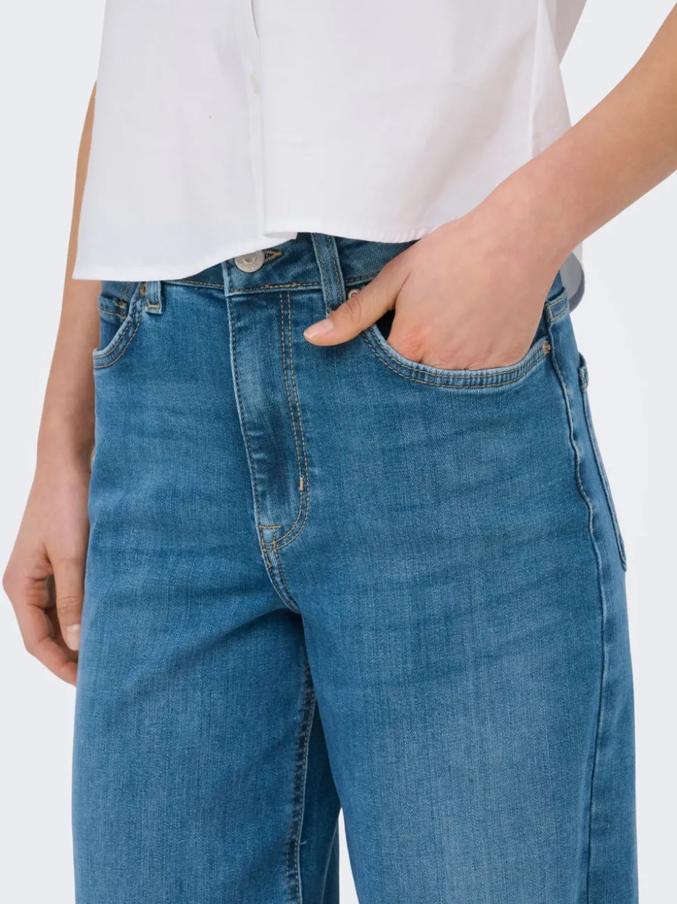 ONLMADISON Taille haute Wide Leg Fit Jeans