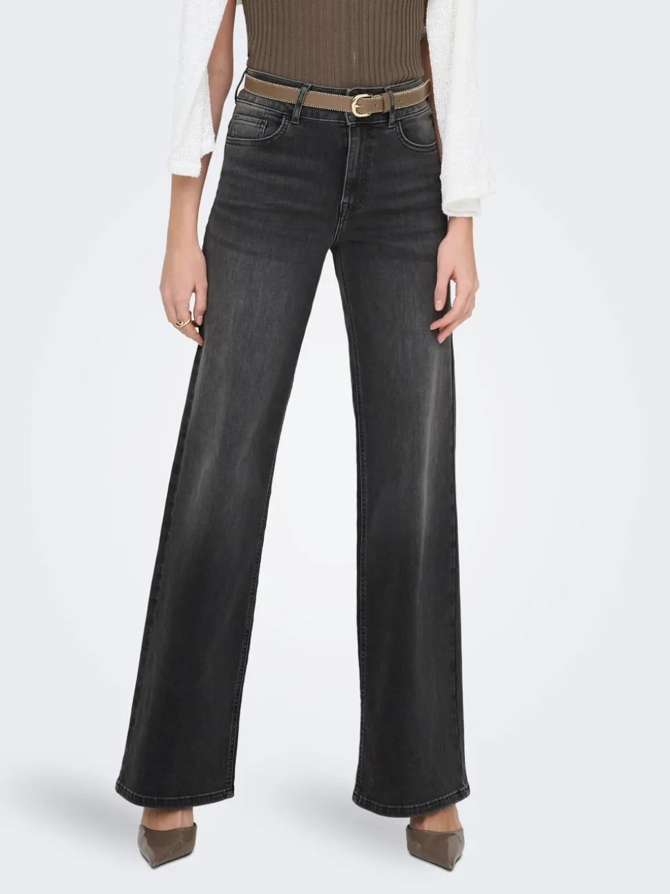 ONLMADISON Taille haute Wide Leg Fit Jeans