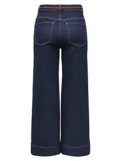 ONLMADISON Taille haute Wide Leg Fit Court Jeans