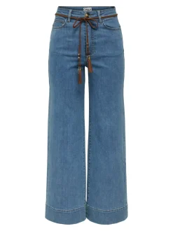 ONLMADISON Taille haute Wide Leg Fit Court Jeans