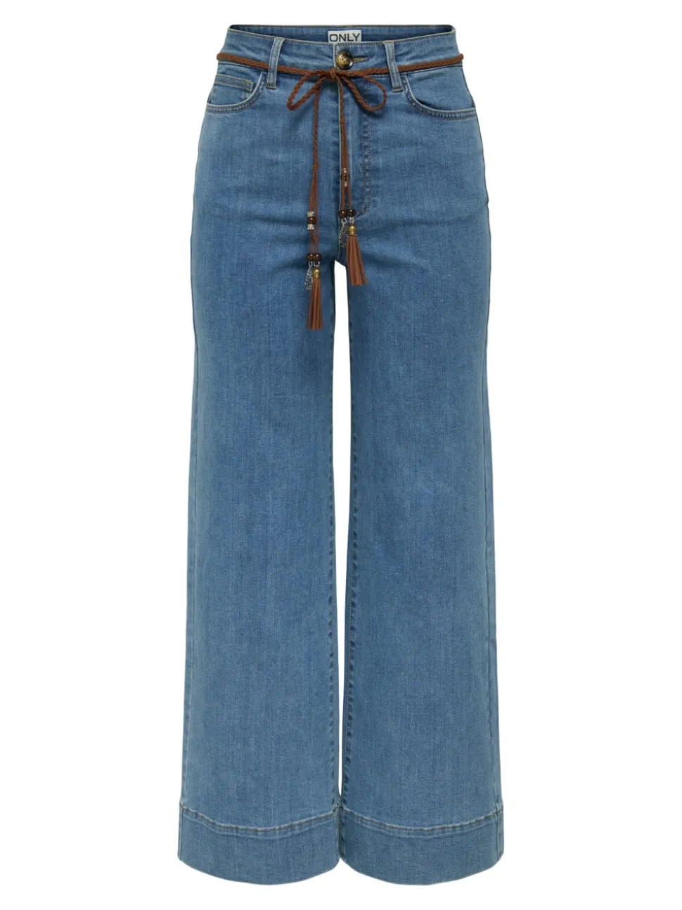 ONLMADISON Taille haute Wide Leg Fit Court Jeans