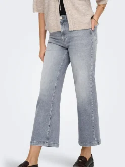 ONLMADISON Taille haute Wide Leg Fit Court Jeans