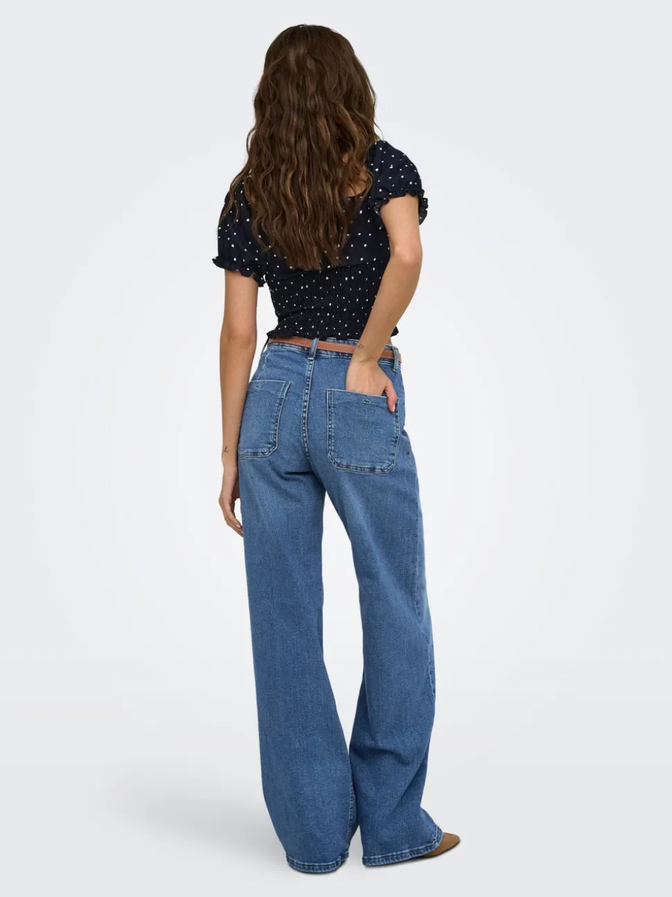 ONLMADISON Taille haute Wide Leg Fit Jeans