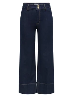 ONLMADISON Taille haute Wide Leg Fit Court Jeans