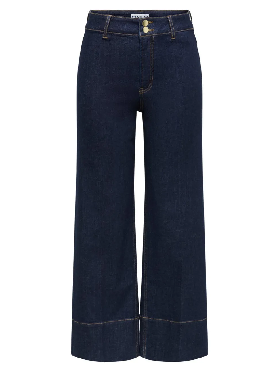 ONLMADISON Taille haute Wide Leg Fit Court Jeans