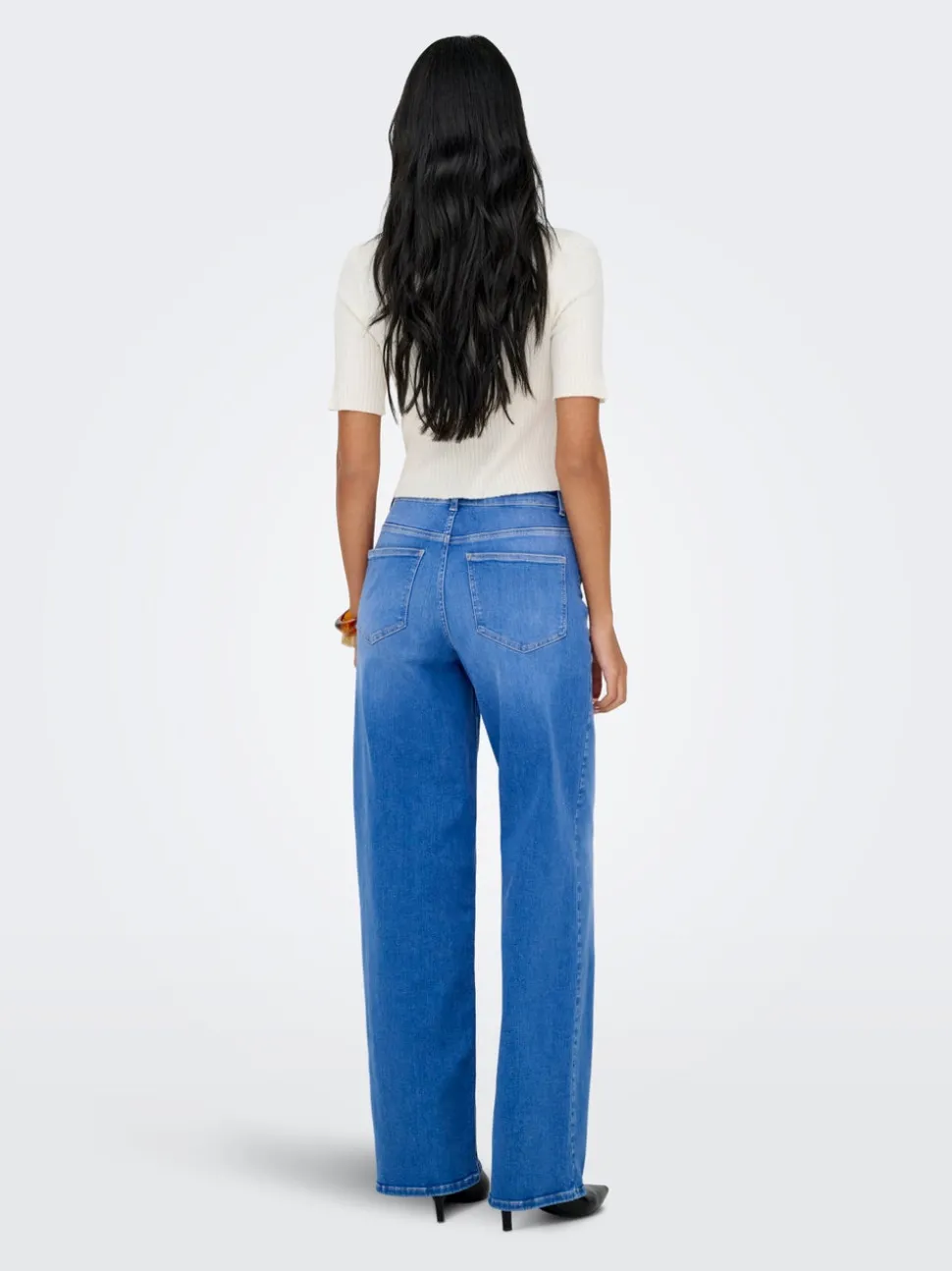 ONLMADISON Taille haute Wide Leg Fit Jeans