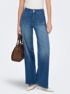ONLMADISON Taille haute Wide Leg Fit Jeans